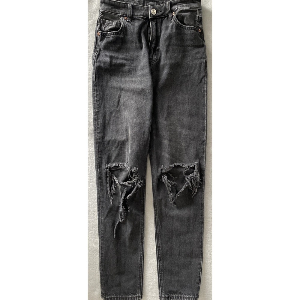 American‎ Eagle Strigid Women's Jeans Distressed sz000 Reg Classic HRise Faded